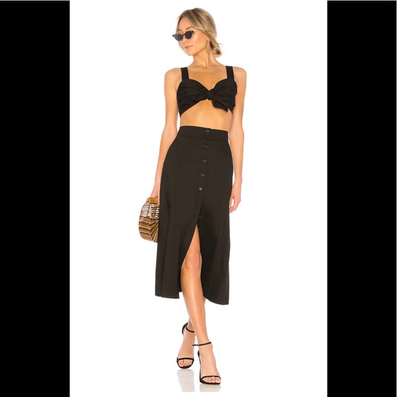 🔴 A.L.C. Barnes Tie-Front Crop Top - Picture 4 of 11